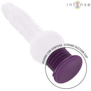 INTENSE - VIBRATORE MULTIFUNZIONE TATUM CON VIBRAZIONE SU E GIÃ 24 CM VIOLA